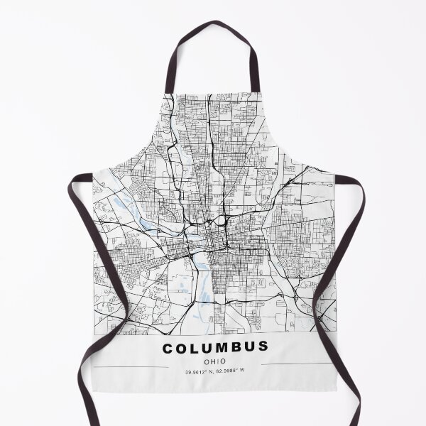 Item preview, Columbus Downtown Minimal Map designed and sold by akachayy.