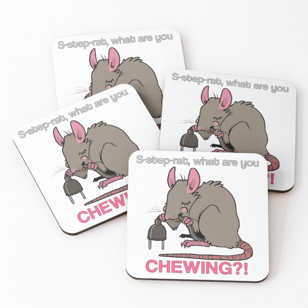 Item preview, Cartoon Rat Chewing Cable designed and sold by MelHillery.