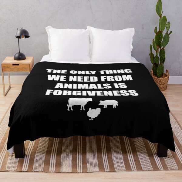 Item preview, The Only Thing We Need From Animals Is Forgiveness designed and sold by Tshirty10.