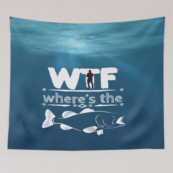 Item preview, WTF where's the fish  designed and sold by HindSwan.