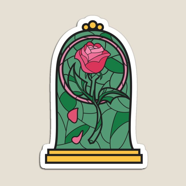 Beauty And The Beast Stained Glass Merch & Gifts for Sale