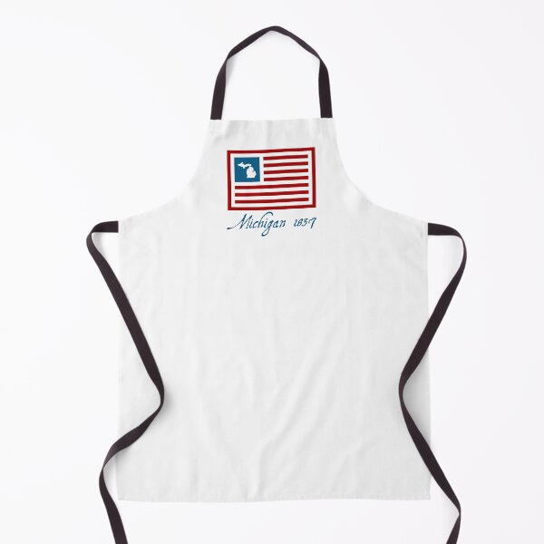 Item preview, American Flag Michigan Founded 1857 designed and sold by screaminggoat.