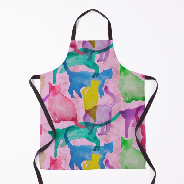Item preview, Watercolor Cats with Pink Background designed and sold by magicbyrc.