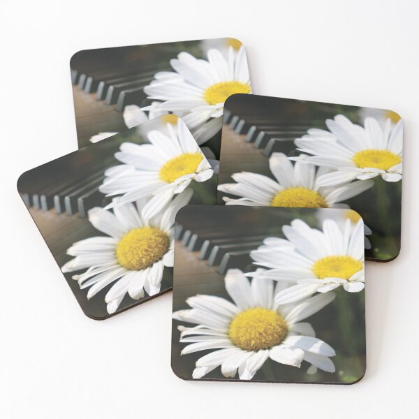 Item preview, Piano Keys and Daisies designed and sold by jeraldsimon.