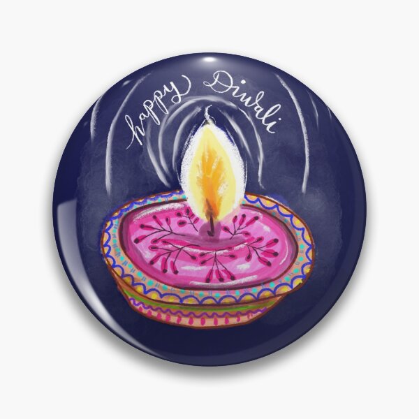 Artikelvorschau, Happy Diwali: Tägliches Doodle-Design entworfen und verkauft von Hannah's Doodles.