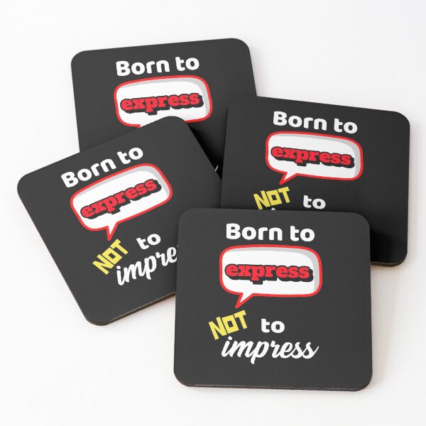 Item preview, Born to Express Not to Impress designed and sold by DiscGolfTees.