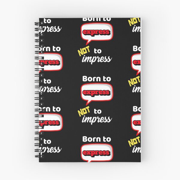 Item preview, Born to Express Not to Impress designed and sold by DiscGolfTees.