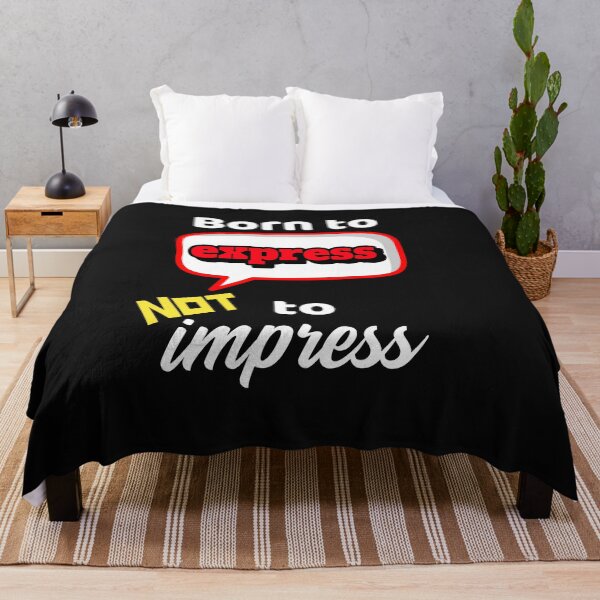 Item preview, Born to Express Not to Impress designed and sold by DiscGolfTees.