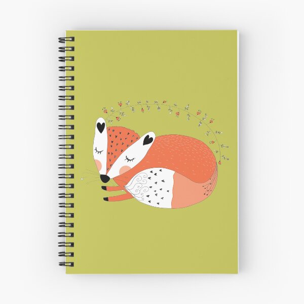 Item preview, Wild Forest Animals Sleeping Red Fox designed and sold by peacockcards.