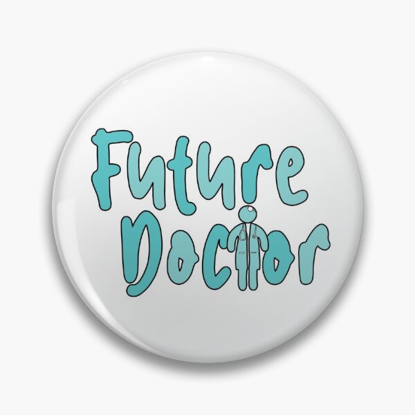 Item preview, Future Doctor in Blue designed and sold by heart4heartuofc.
