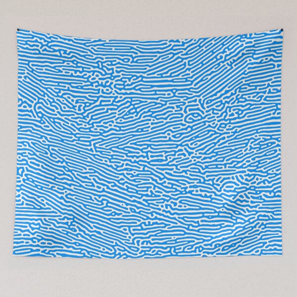 Item preview, Seamless Blue and White Turing Pattern designed and sold by GroovyRaffRaff.
