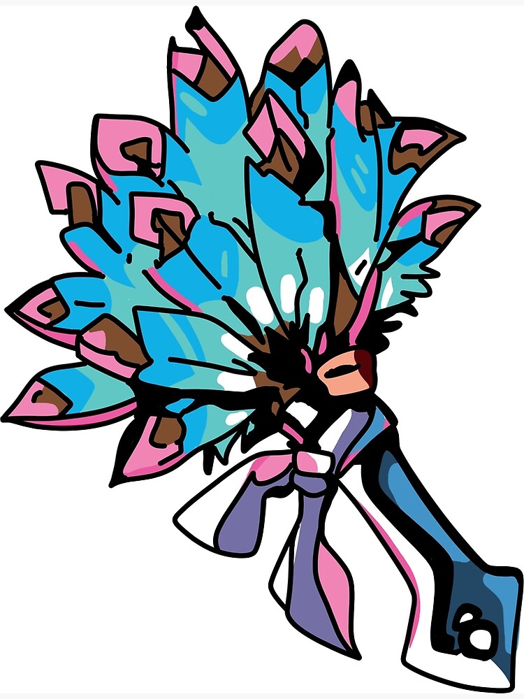 "Hades Harpy Feather Duster" Poster by blahllorona Redbubble