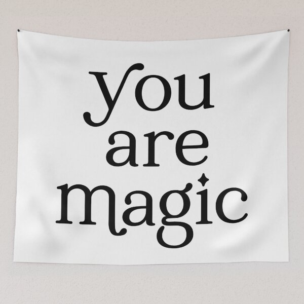 Item preview, You Are Magic White designed and sold by Me And The Moon.
