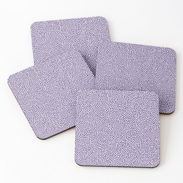 Item preview, Purple and White Turing Pattern designed and sold by GroovyRaffRaff.