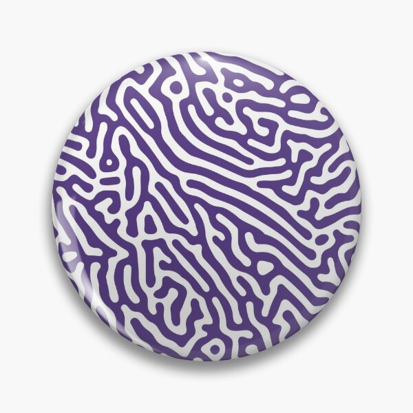 Item preview, Purple and White Turing Pattern designed and sold by GroovyRaffRaff.