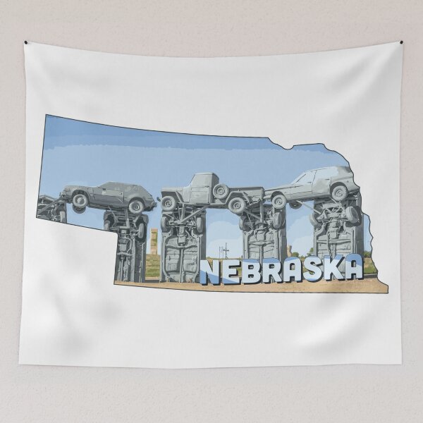 Item preview, Nebraska state  / Nebraska lover / Nebraska carhenge gift idea / Nebraska home state  designed and sold by anodyle.