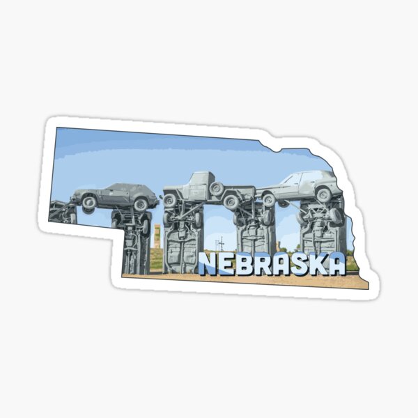 Artikel-Vorschau von Staat Nebraska / Nebraska-Liebhaber / Geschenkidee Nebraska Carhenge / Heimatstaat Nebraska, designt und verkauft von anodyle.