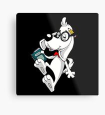 GENIUS DOG GENIUS Metal Print