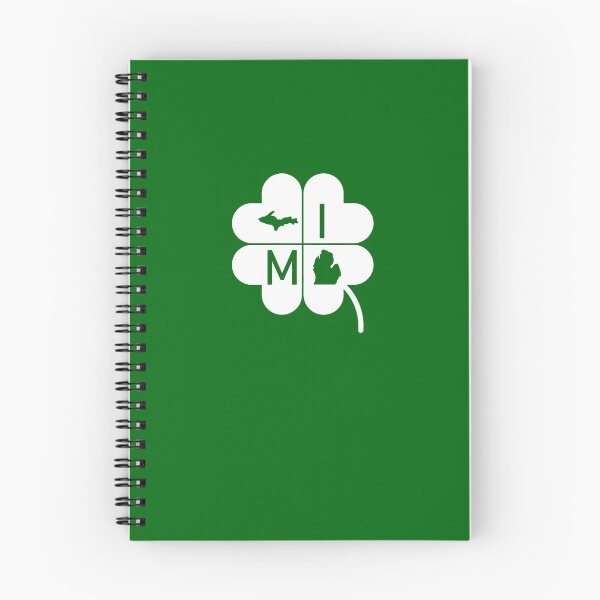 Item preview, Luck o' the Michigander St. Patricks Four Leaf Clover designed and sold by screaminggoat.