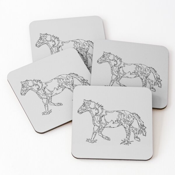 Item preview, running wild pinto mustang horse  designed and sold by The Red Shop.
