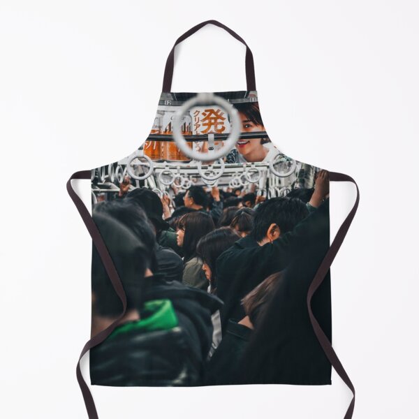 Item preview, Japanese subway during rush hour designed and sold by AnthonyVdV.