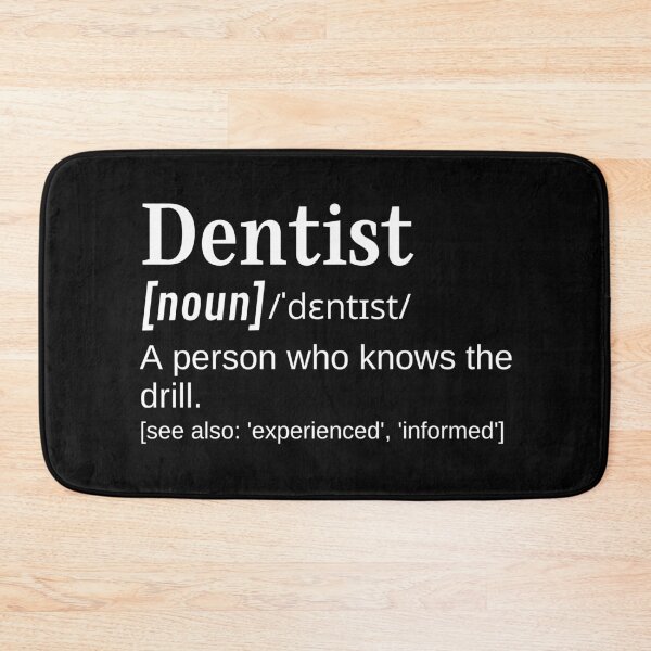 Item preview, Dentist Appreciation, Endodontist, Orthodontist Funny Definition Knows the Drill  designed and sold by DefinitionX.