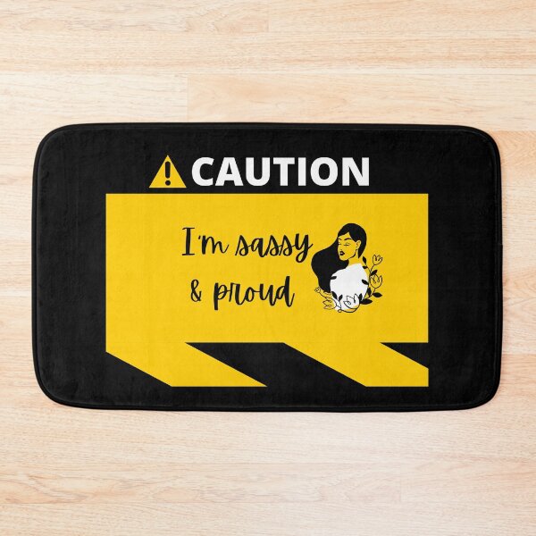 Item preview, Caution: I’m Sassy & Proud designed and sold by FlorielleFashion.