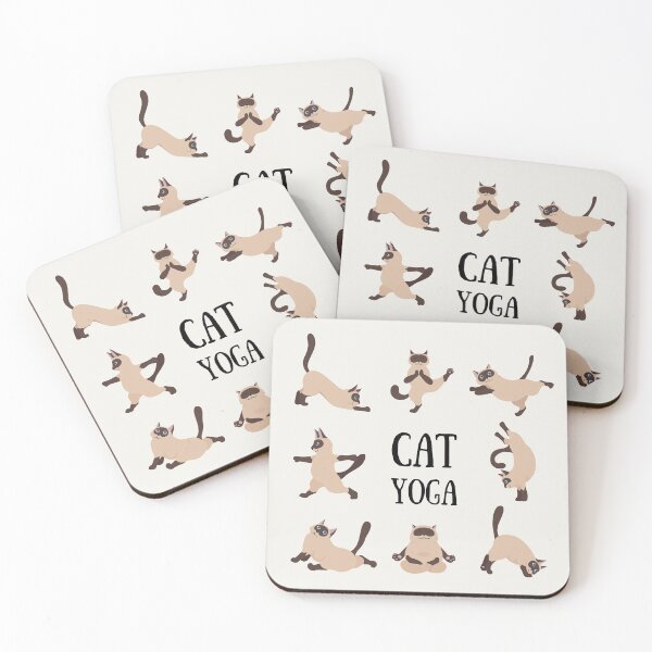Item preview, Cat yoga - cat doing yoga designed and sold by windcolors.