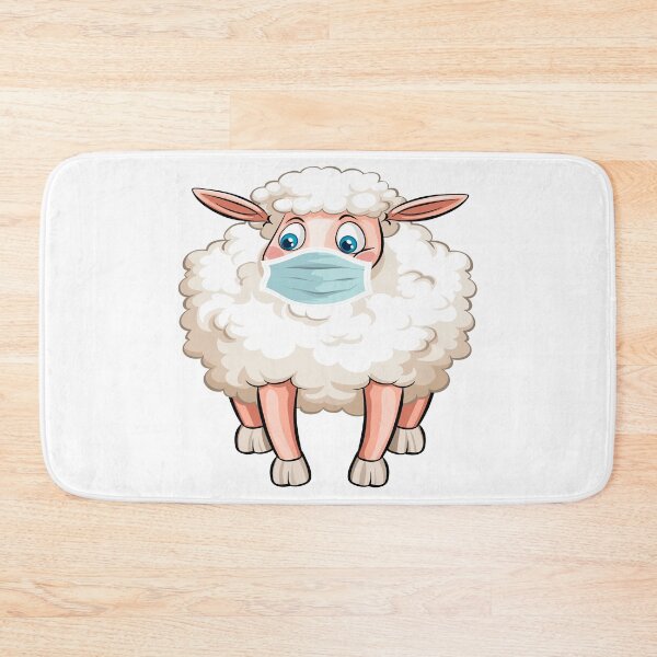 Item preview, Funny masked Masked Sheep Sheep wear a mask  designed and sold by Halia Falih.