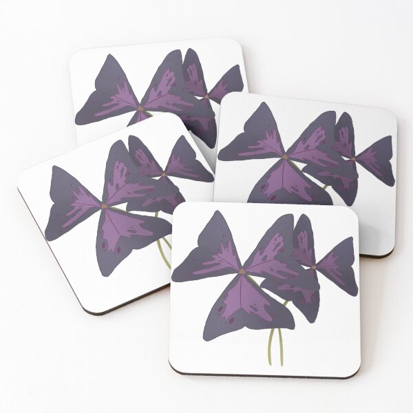 Item preview, Purple Oxalis Leaves designed and sold by Ruedile.