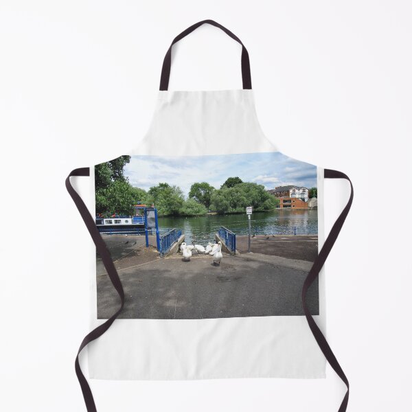 Item preview, Swans on the Thames. designed and sold by ronsaunders47.
