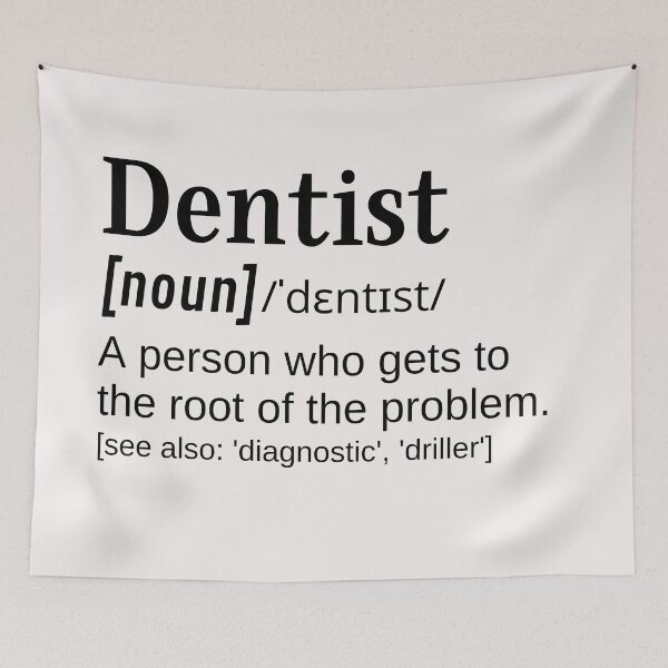 Item preview, Dentist Dental Surgeon Funny Dictionary Definition Root of the Problem designed and sold by DefinitionX.