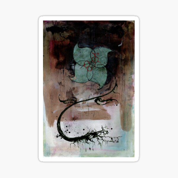 mourning glory Sticker