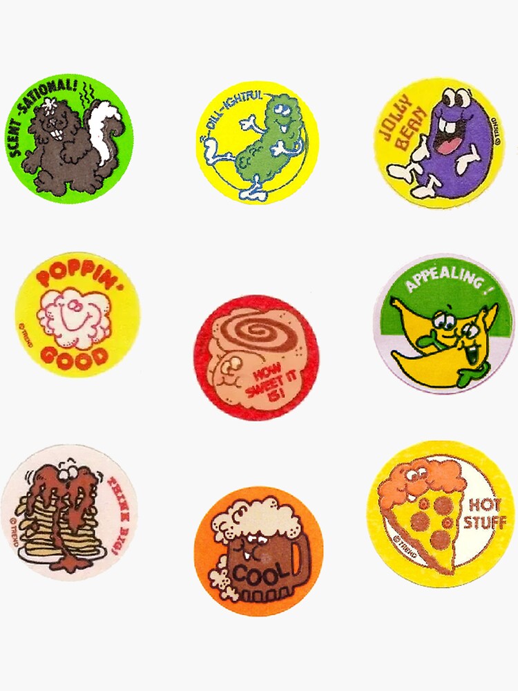 vintage scratch & sniff sticker pack #2 by rachelbb11