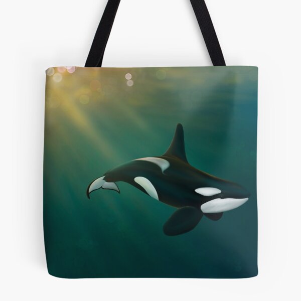 Item preview, Orca underwater sunset scene designed and sold by Moana Matron Designs.