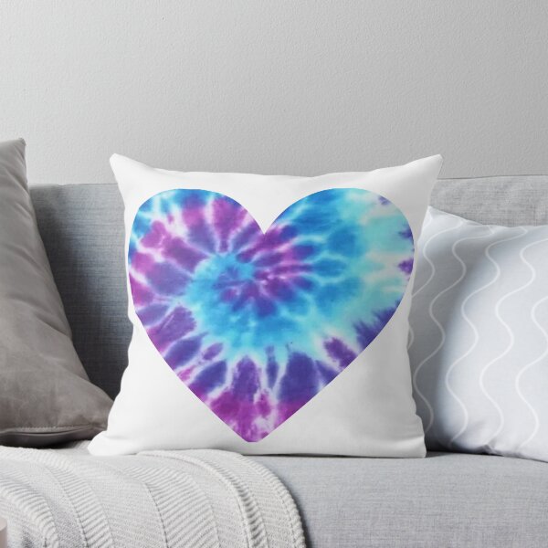 Item preview, BLUE AND PURPLE TIE DYE HEART designed and sold by MNG123.