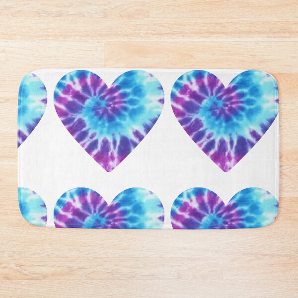 Item preview, BLUE AND PURPLE TIE DYE HEART designed and sold by MNG123.