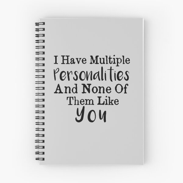 Item preview, I Have Multiple Personalities And None Of Them Like You / personalities Gift Ideas / Hate you / funny Gift ideas for Haters  designed and sold by biigshow.