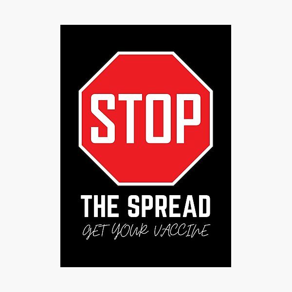 Item preview, Stop the spread, get your vaccine designed and sold by Caregiverology.