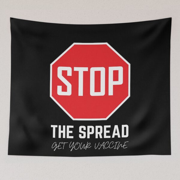 Item preview, Stop the spread, get your vaccine designed and sold by Caregiverology.