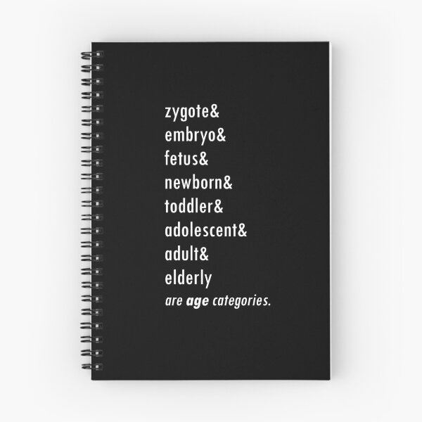 Item preview, Stages of Human Development List designed and sold by OpiningUterus.