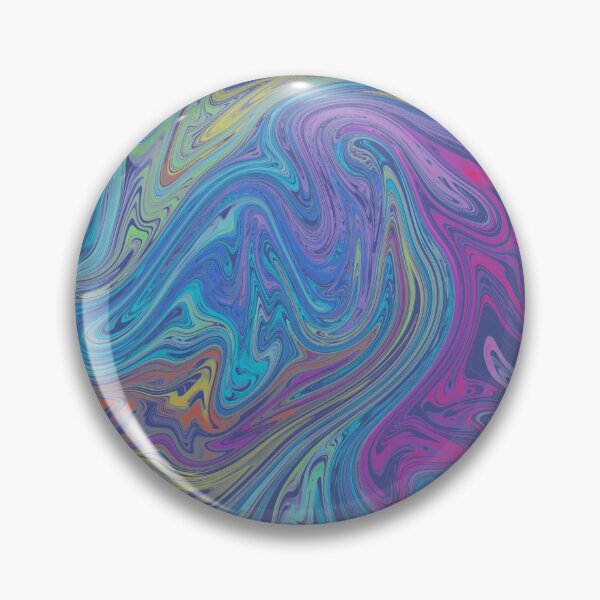 Item preview, Psychedelic Purple Rainbow Swirl Pattern, luminous pattern with psychedelic vibes designed and sold by ToriaScarlett.