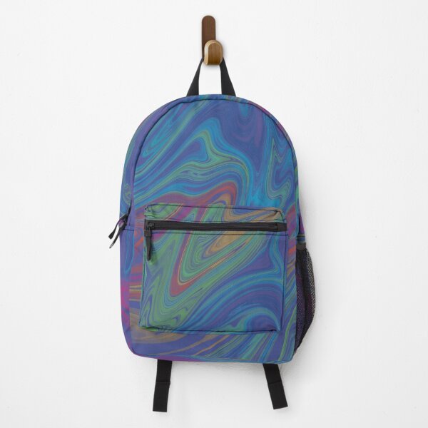 Item preview, Psychedelic Purple Rainbow Swirl Pattern, luminous pattern with psychedelic vibes designed and sold by ToriaScarlett.