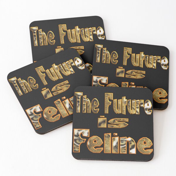 Item preview, THE FUTURE IS FELINE FOR CATS AND KIETTY LOVER designed and sold by Ralek.