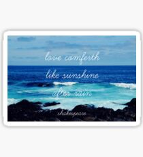 LOVE AND THE SEA Sticker