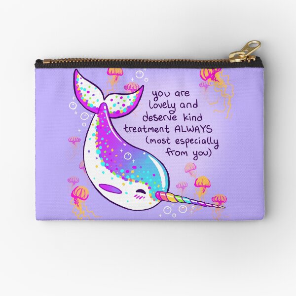 Item preview, "You are Lovely" Rainbow Horned Narwhal designed and sold by thelatestkate.