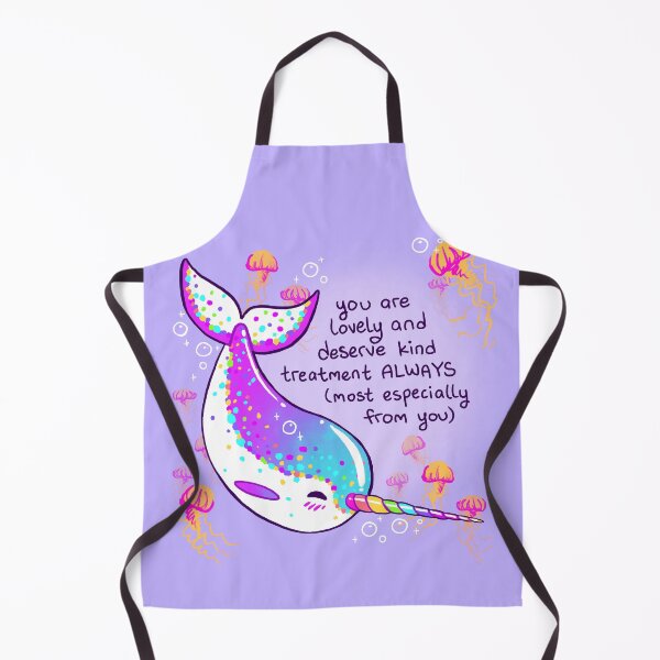 Item preview, "You are Lovely" Rainbow Horned Narwhal designed and sold by thelatestkate.