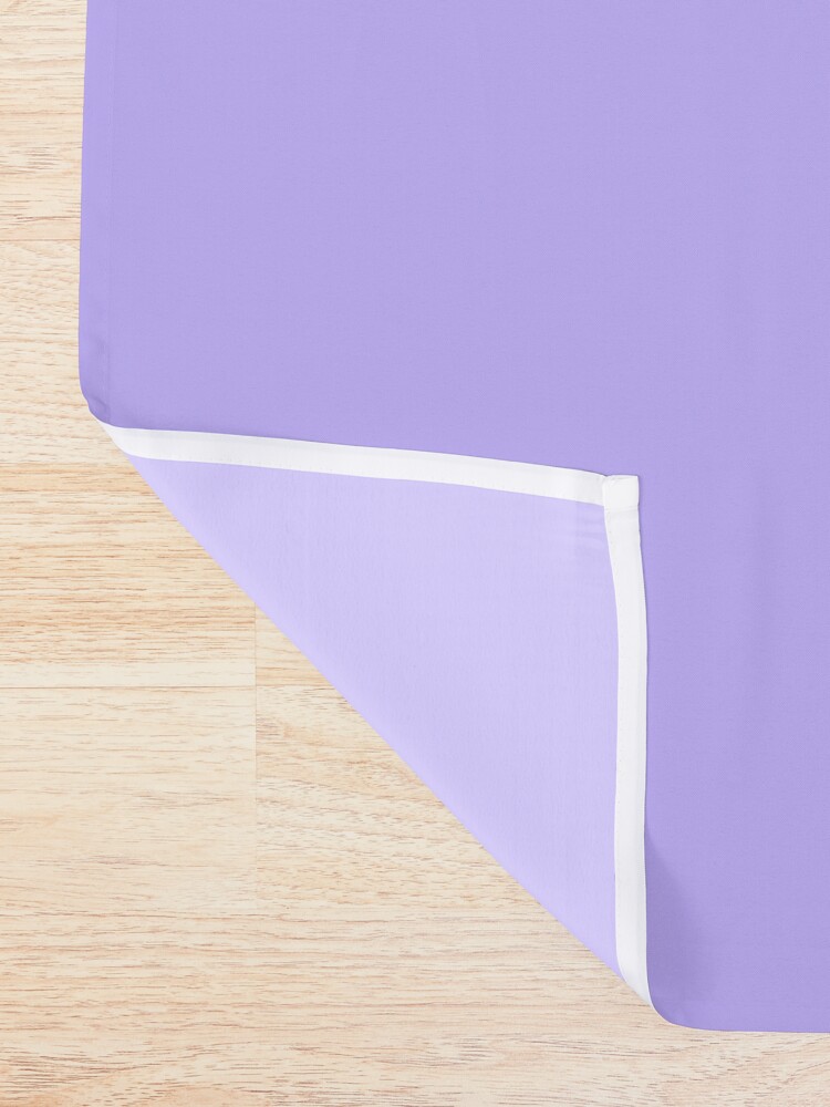 Alternate view of "You are Lovely" Rainbow Horned Narwhal Shower Curtain