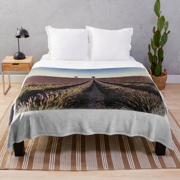 Item preview, Lavender field in Provence digital art designed and sold by pietrofoto.