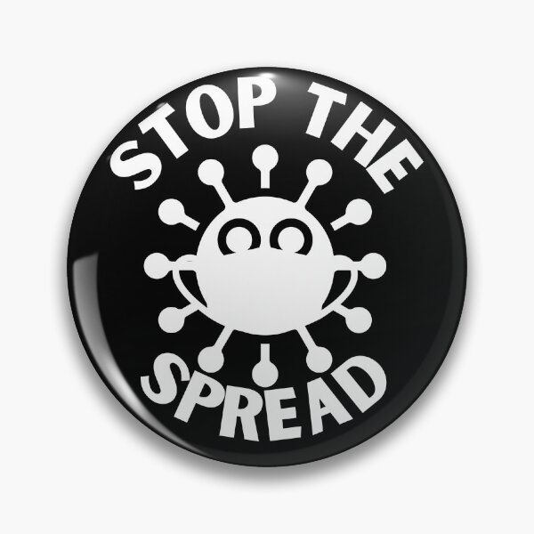 Item preview, Stop the spread virus mask designed and sold by Caregiverology.